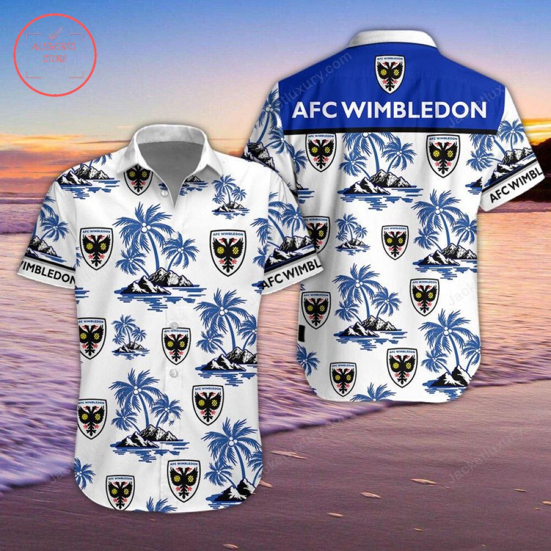 AFC Wimbledon Hawaiian Shirt and Beach Shorts