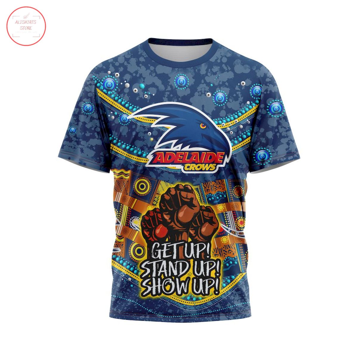 AFL Adelaide Crows Customized All Over Printed Shirts