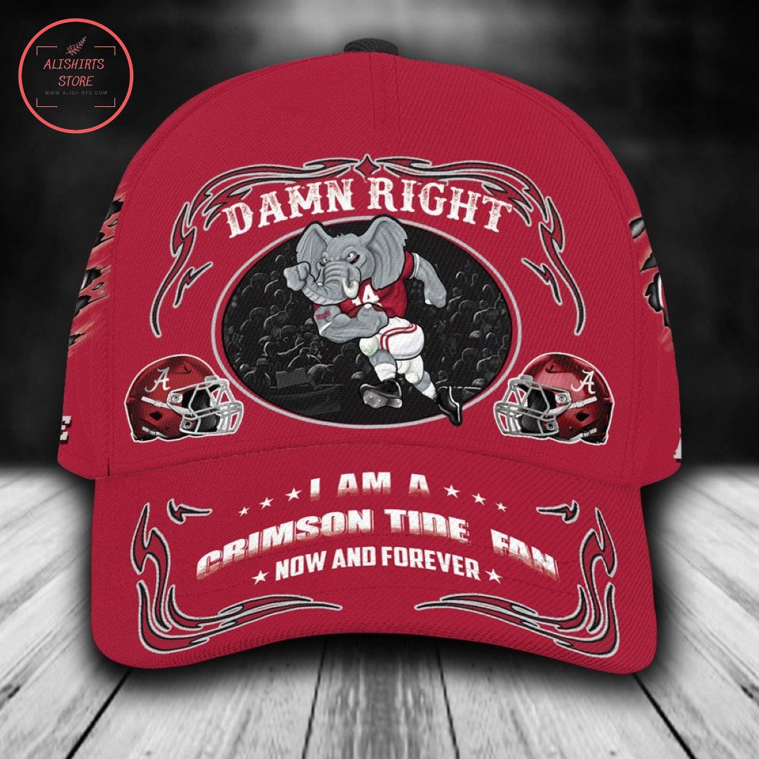 Alabama Crimson Tide NCAA Classic Cap Mascot Custom Name