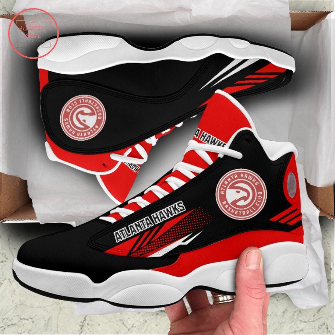 Atlanta Hawks Air Jordan 13 Sneaker Shoes
