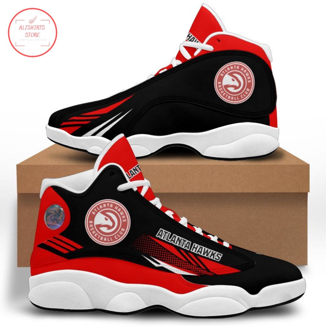 Atlanta Hawks Air Jordan 13 Sneaker Shoes