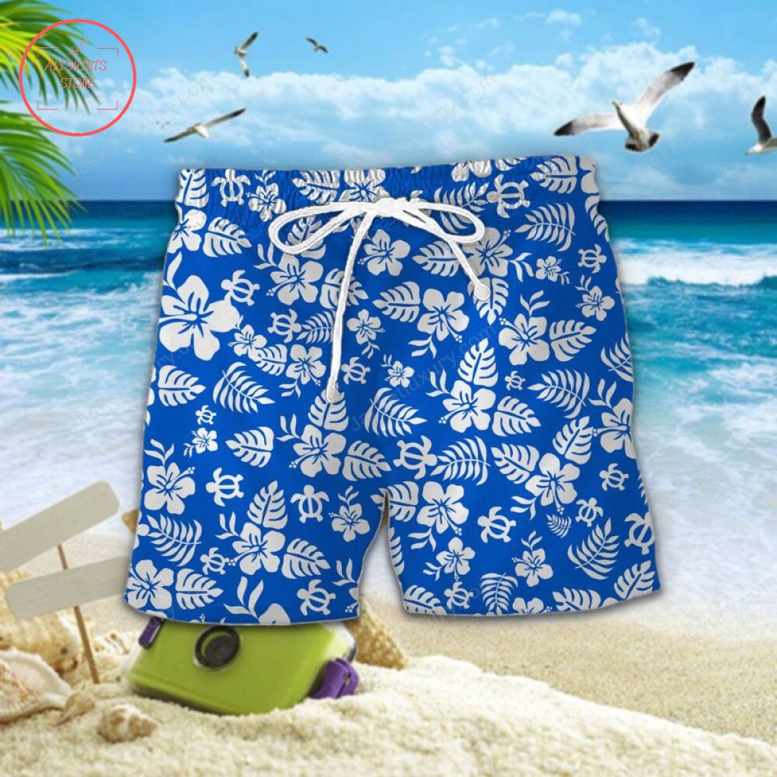 Blackburn Rovers Aloha Hawaiian Shirt and Beach Shorts