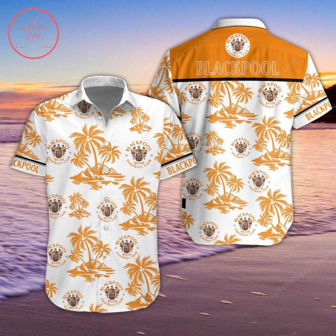 Blackpool FC Hawaiian Shirt and Shorts