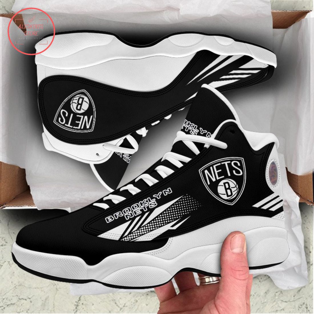 Brooklyn Nets Air Jordan 13 Sneaker Shoes