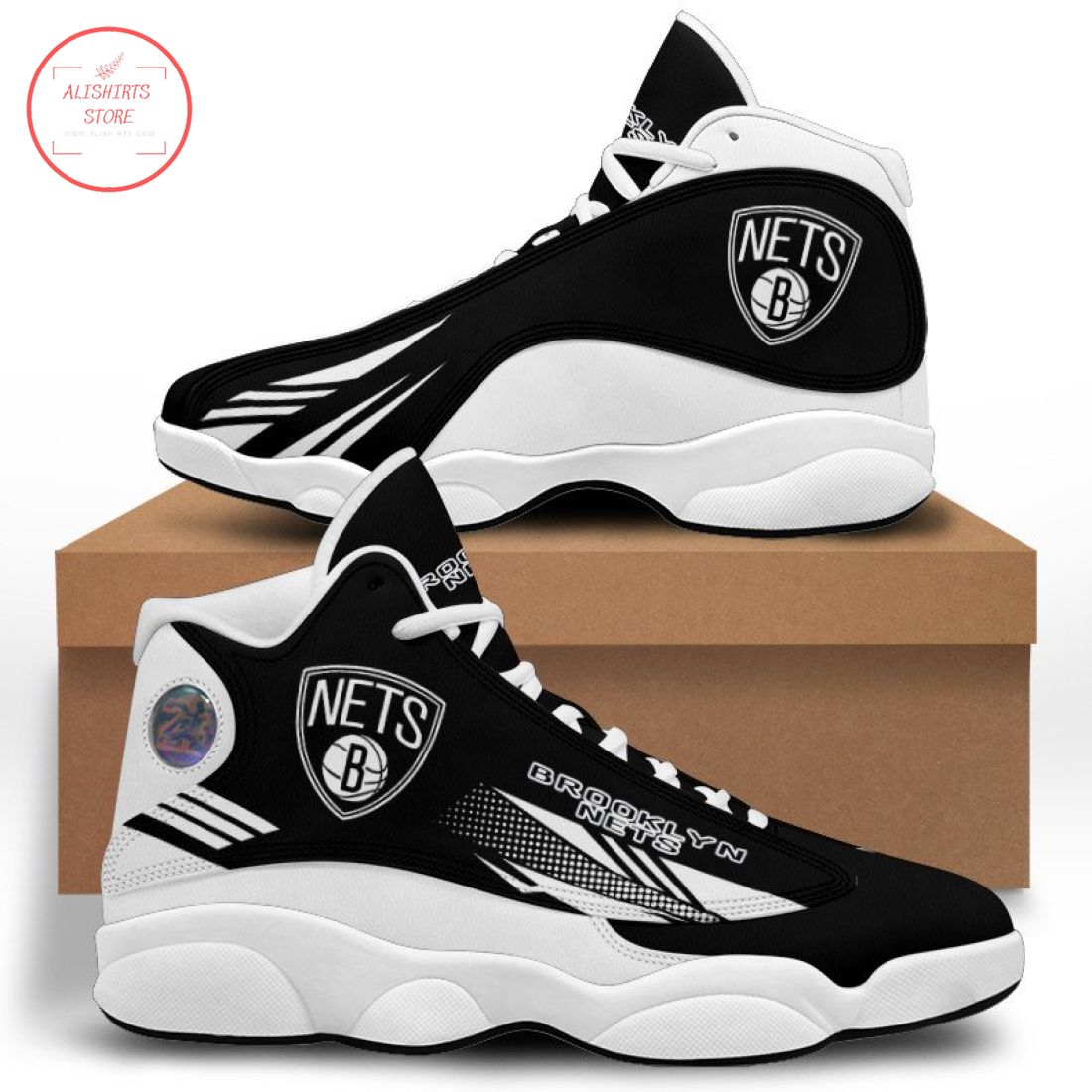 Brooklyn Nets Air Jordan 13 Sneaker Shoes