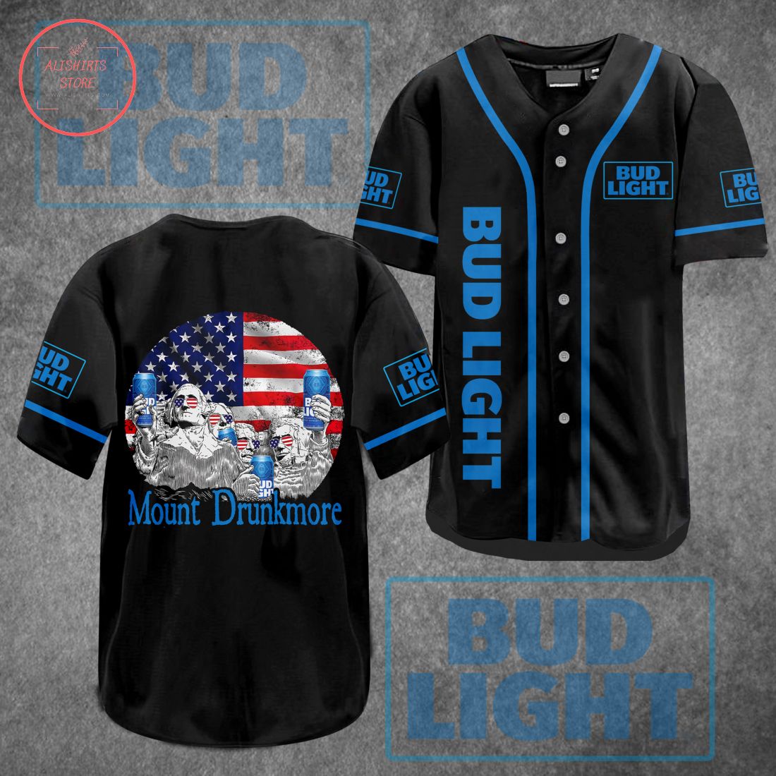 Bud Light Mount Drunkmore Baseball Jersey