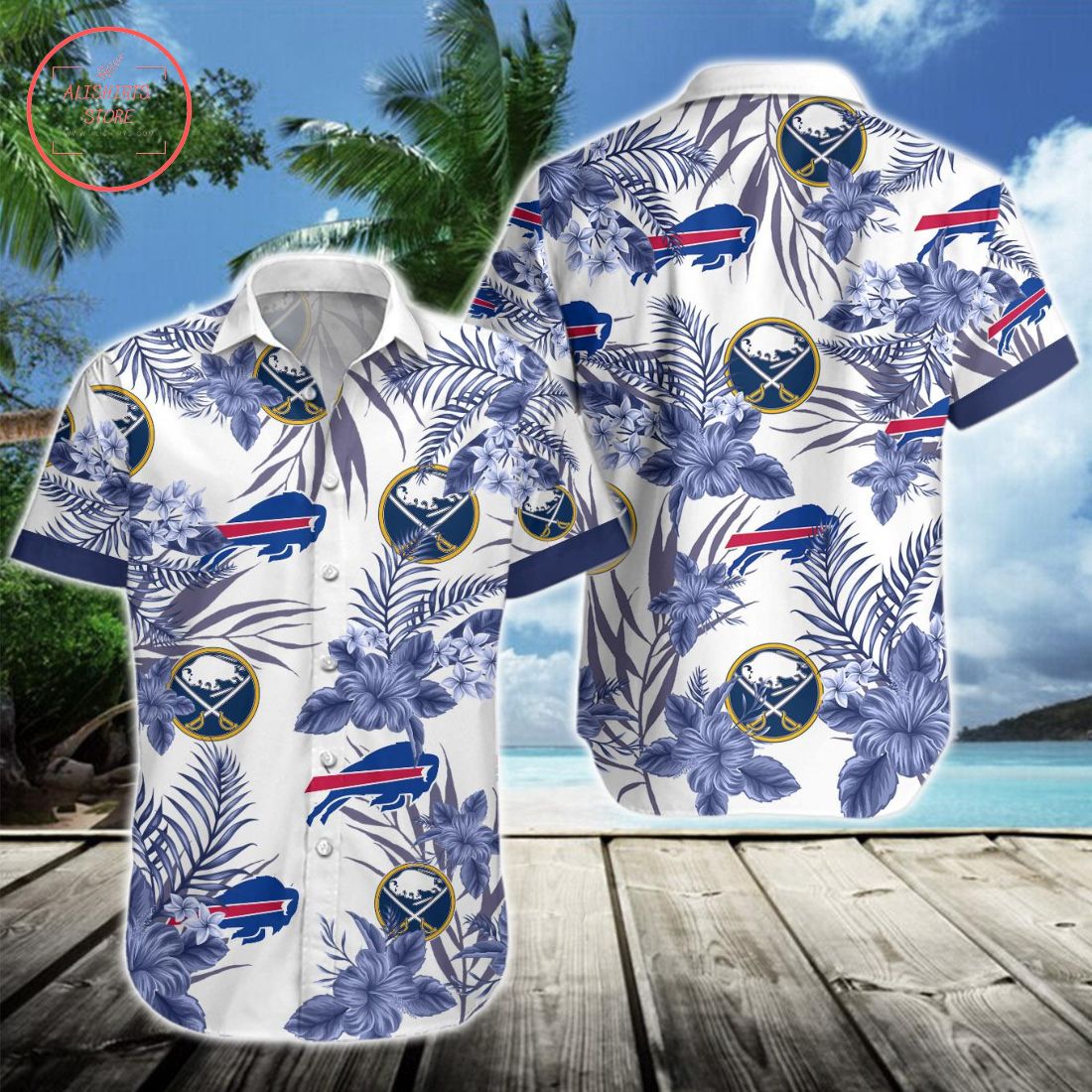 Buffalo Bills Buffalo Sabres Hawaiian Shirt