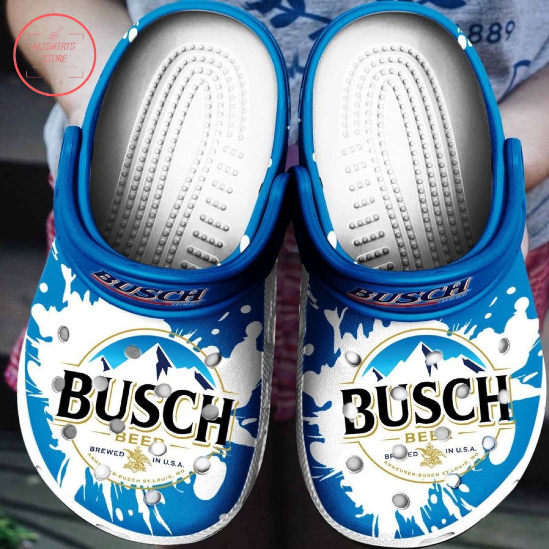 Busch Beer Crocs Crocband Clog