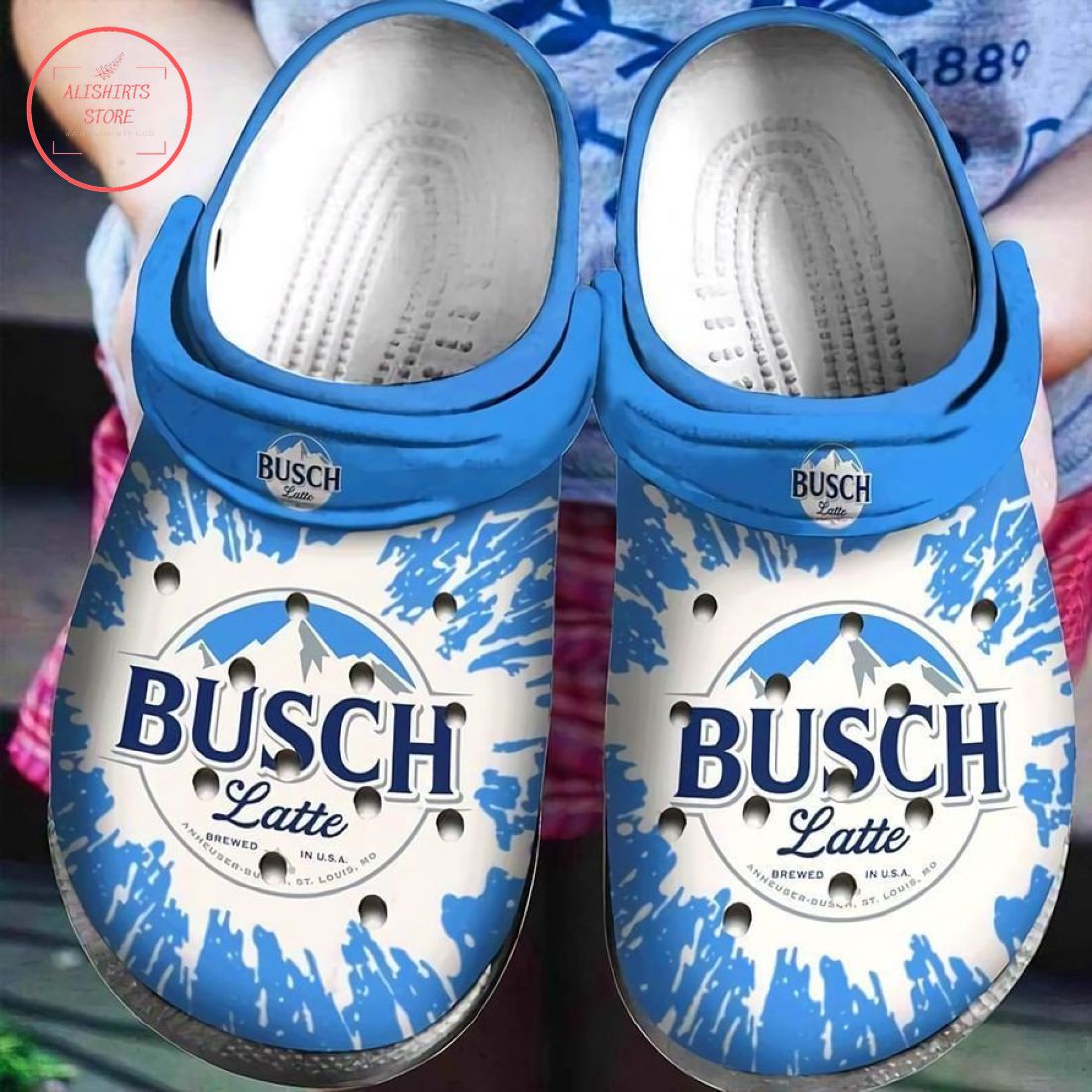 Busch Latte Crocs Crocband Clog