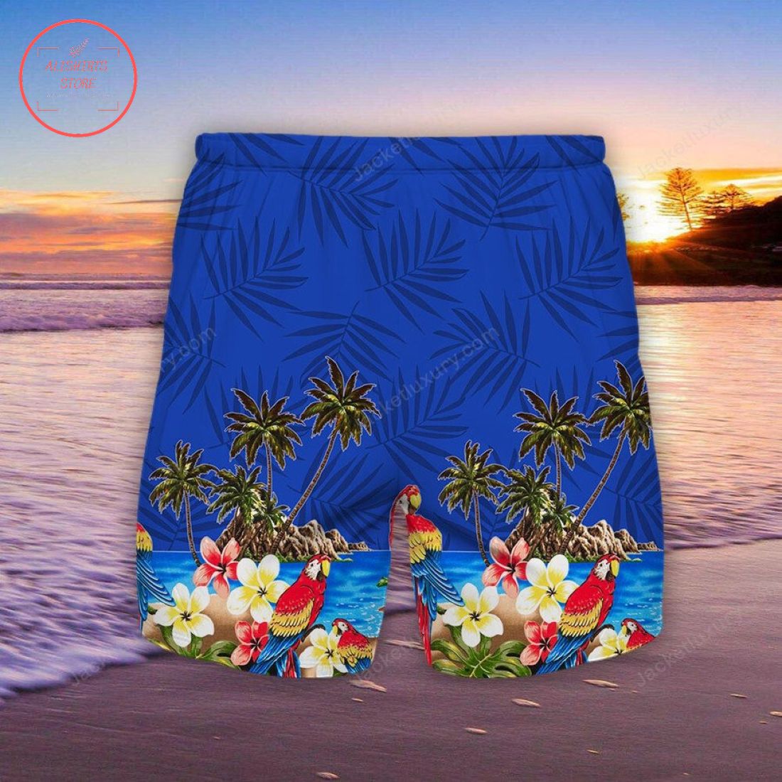 Castres Olympique Rugby Hawaiian shirt and shorts