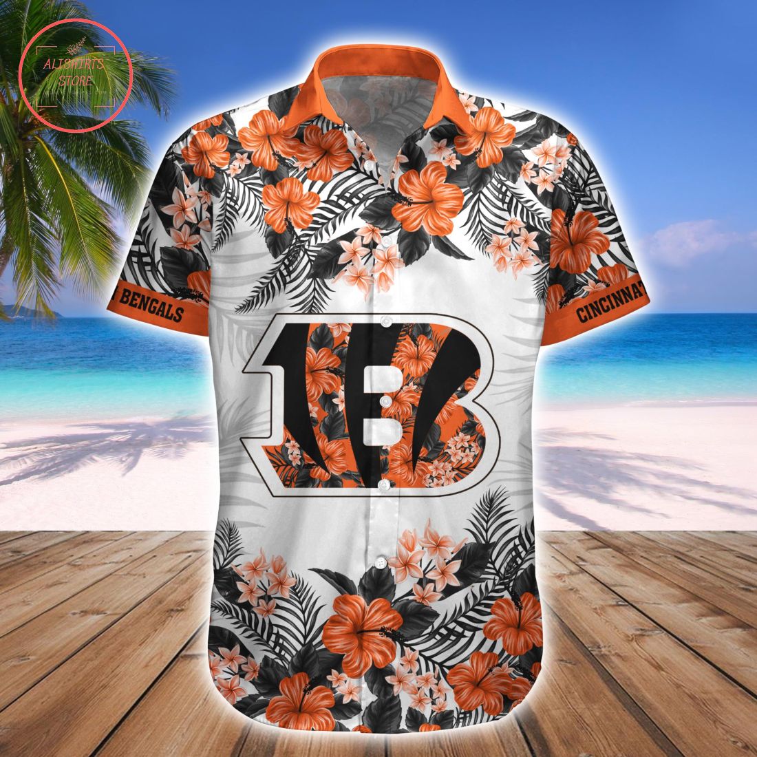 Cincinnati Bengals Combo Hawaiian Shirt and Shorts
