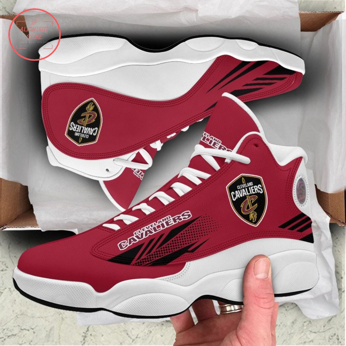 Cleveland Cavaliers Air Jordan 13 Sneaker Shoes