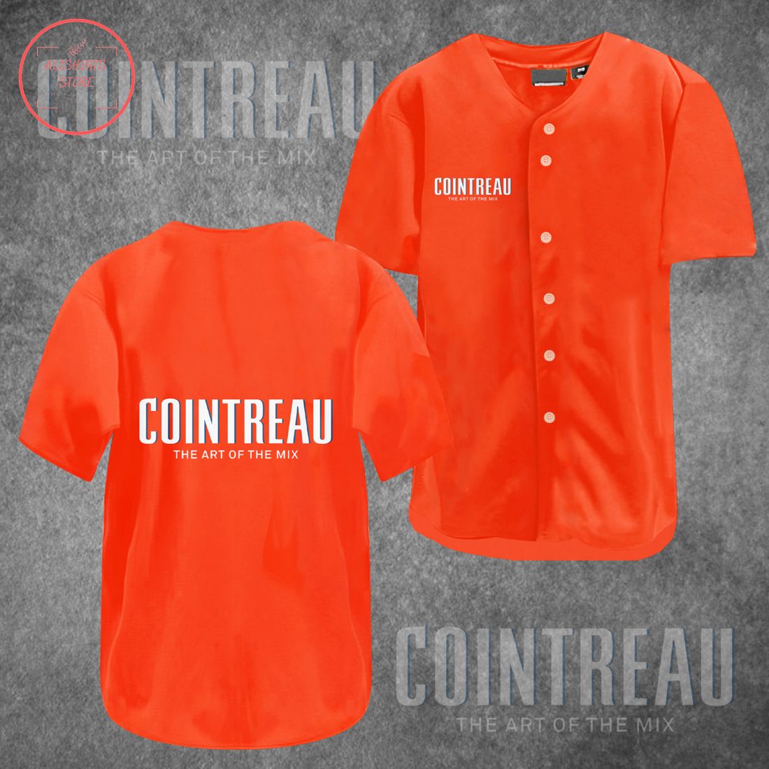 Cointreau The Art Of The Mix Baseball Jersey