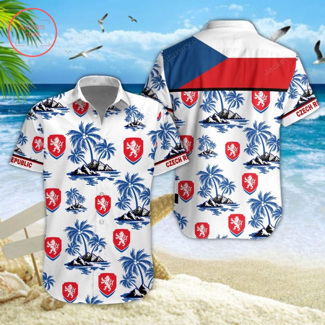 Czech Republic national football team Hawaiian Shirt and Shorts