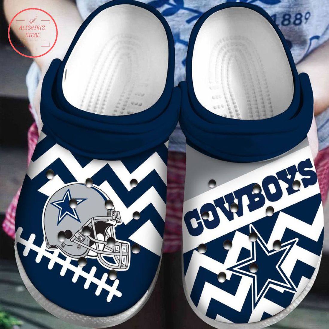 Dallas Cowboys Crocs Crocband Clog