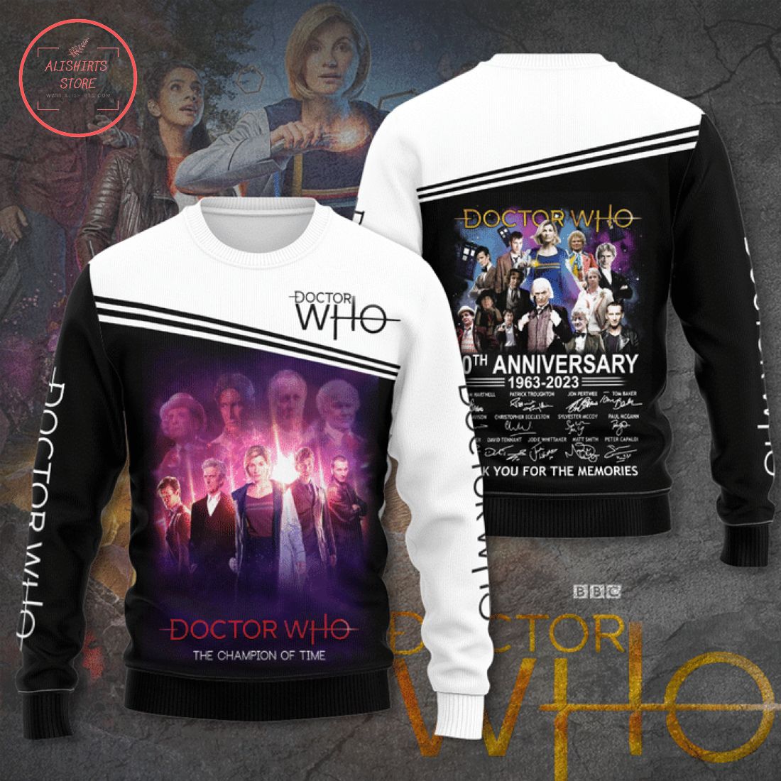 Doctor Who The Champion of Time 60th Anniversary 1963 2023 Shirts