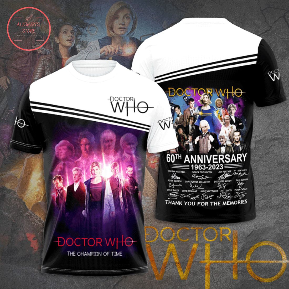 Doctor Who The Champion of Time 60th Anniversary 1963 2023 Shirts
