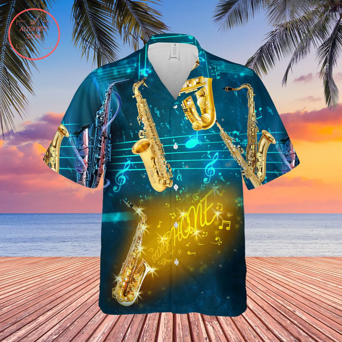 Don't Play The Saxophone Let It Play You Hawaiian Shirt