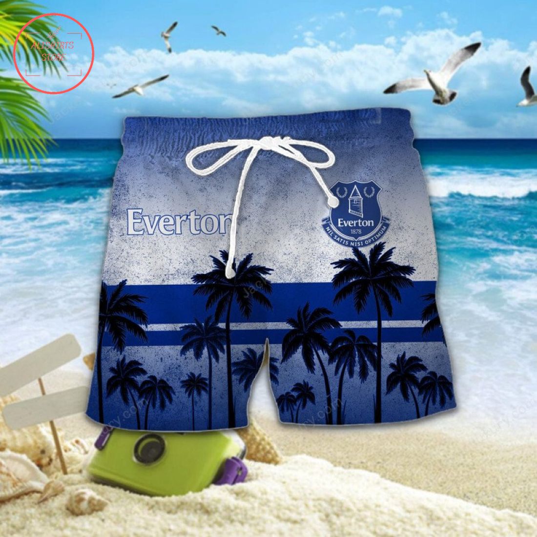 Everton F.C Hawaiian Shirt and Beach Shorts
