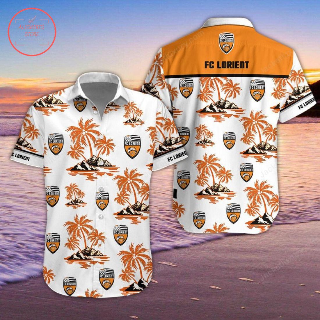 FC Lorient Hawaiian Shirt and Shorts