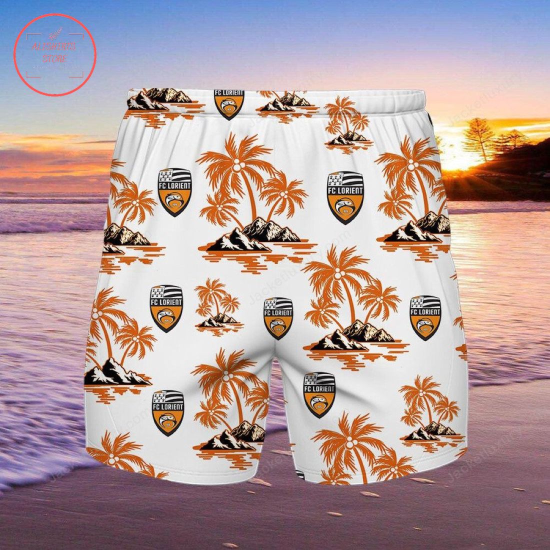 FC Lorient Hawaiian Shirt and Shorts