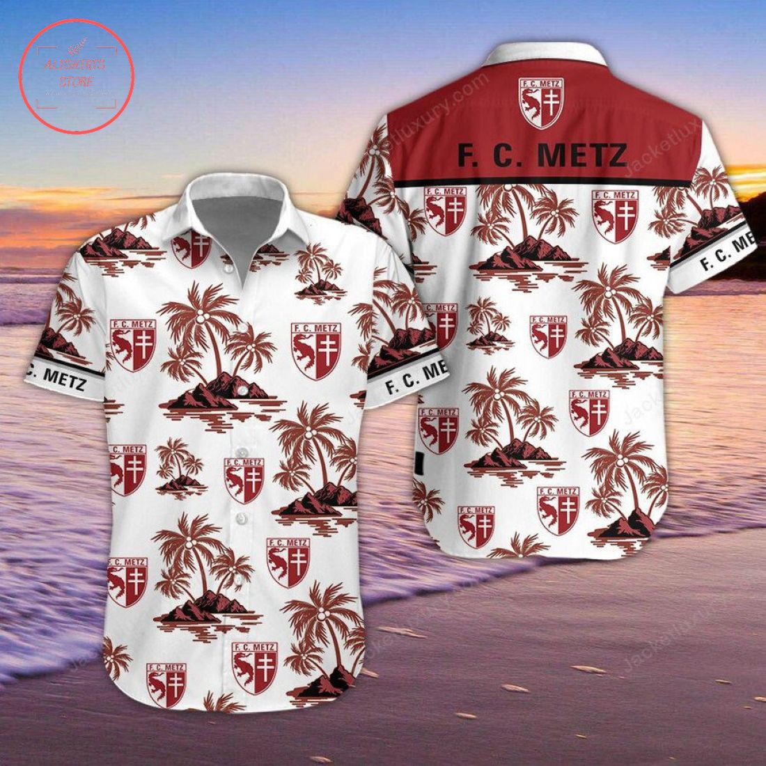 FC Metz Hawaiian Shirt and Shorts