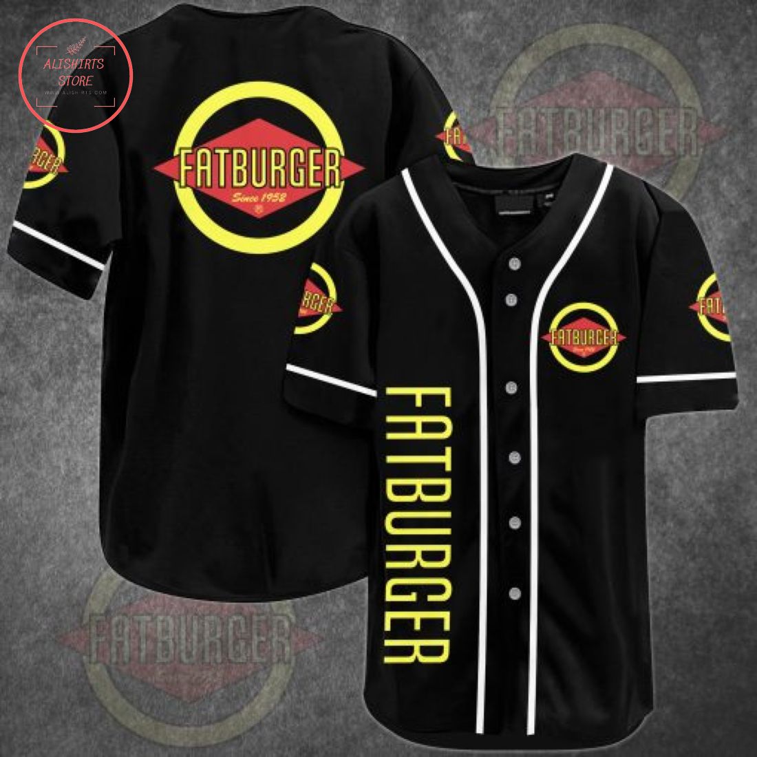 Fat Burger Baseball Jersey