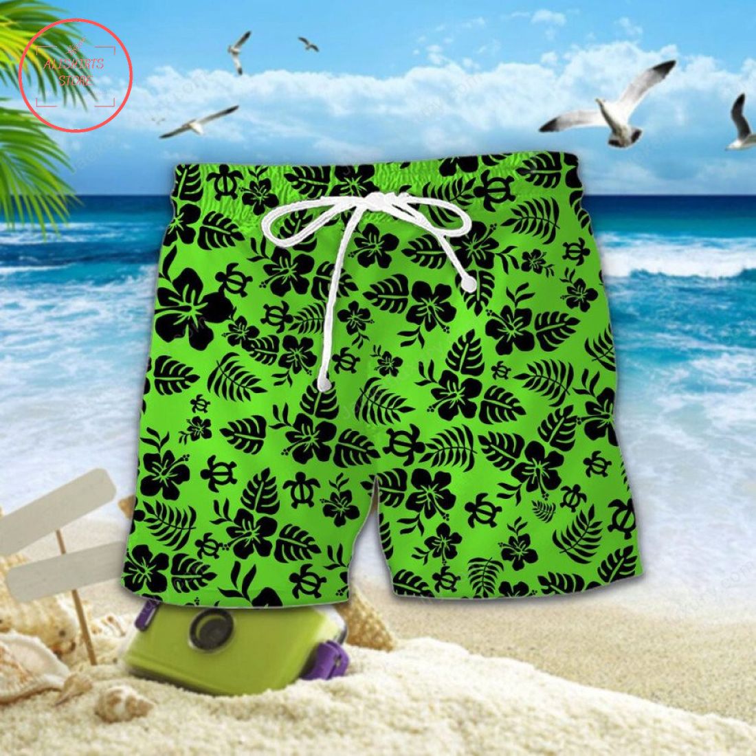 Forest Green Rovers Aloha Hawaiian Shirt and Beach Shorts