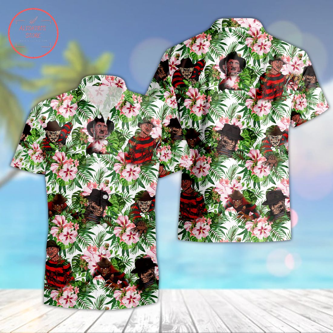 Freddy Krueger Horror Nightmare Hawaiian Shirt