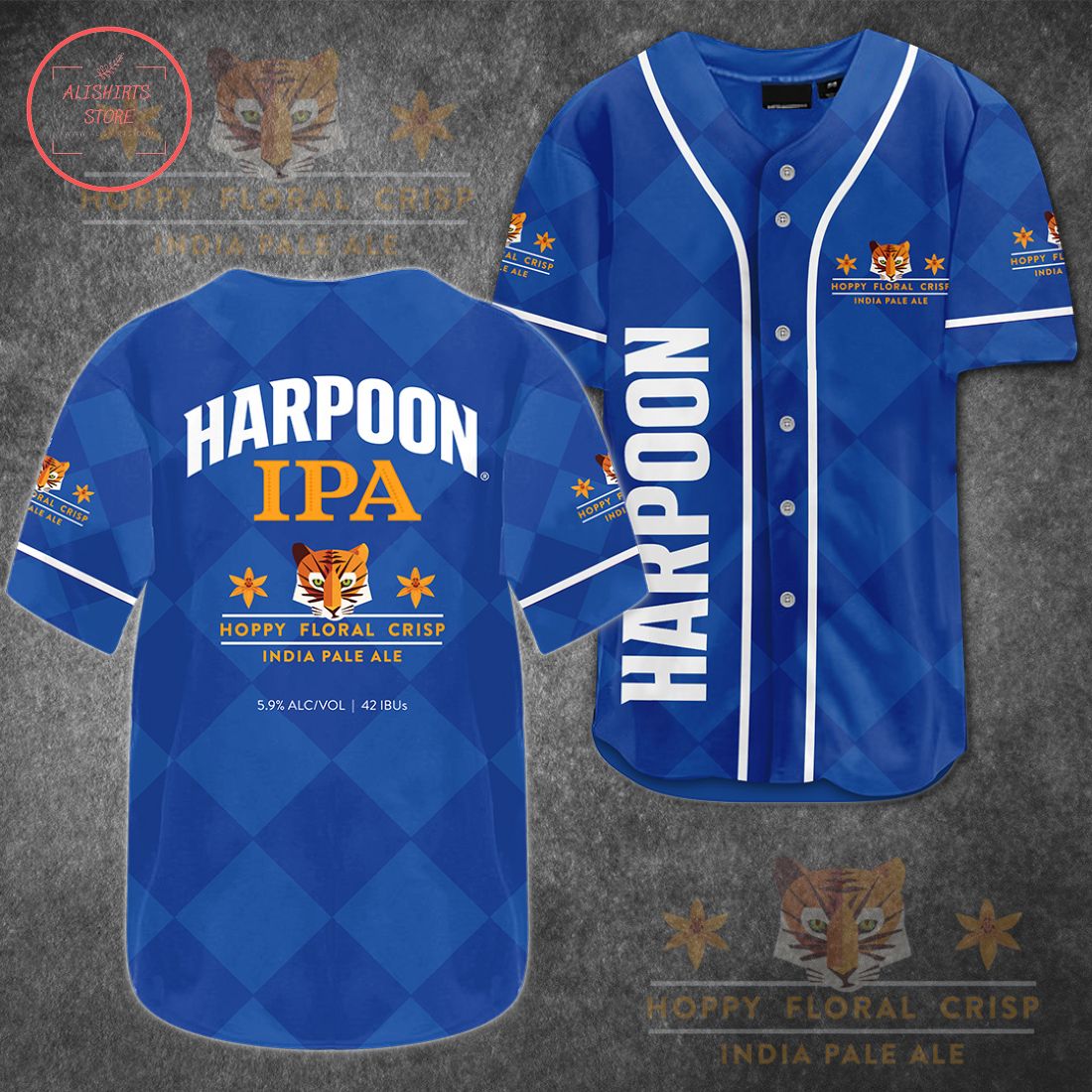 Harpoon IPA Baseball Jersey