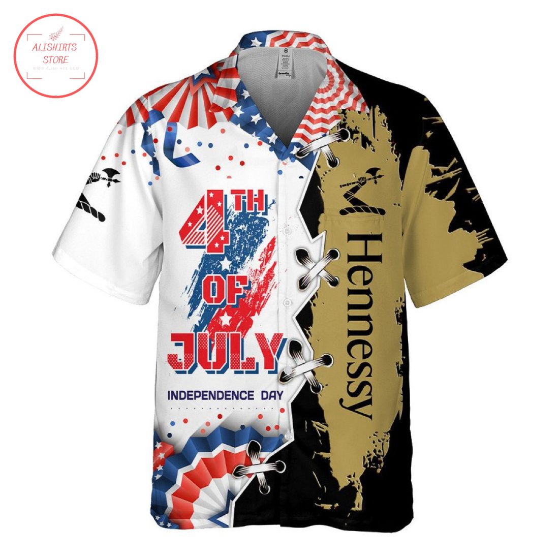 Hennessy 4th Of July Independence Day Hawaiian Shirt