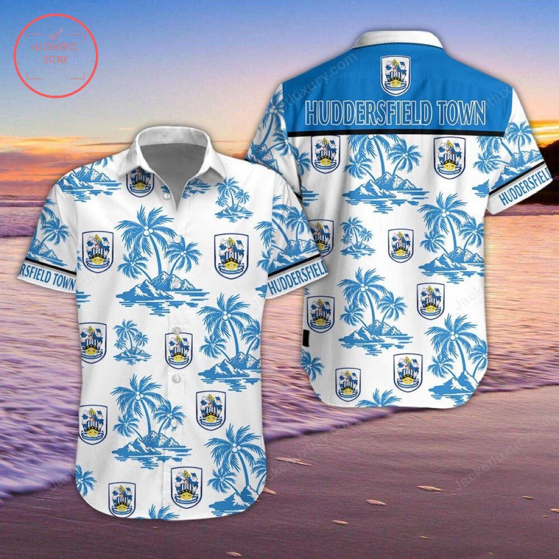 Huddersfield Town A.F.C Hawaiian Shirt and Shorts