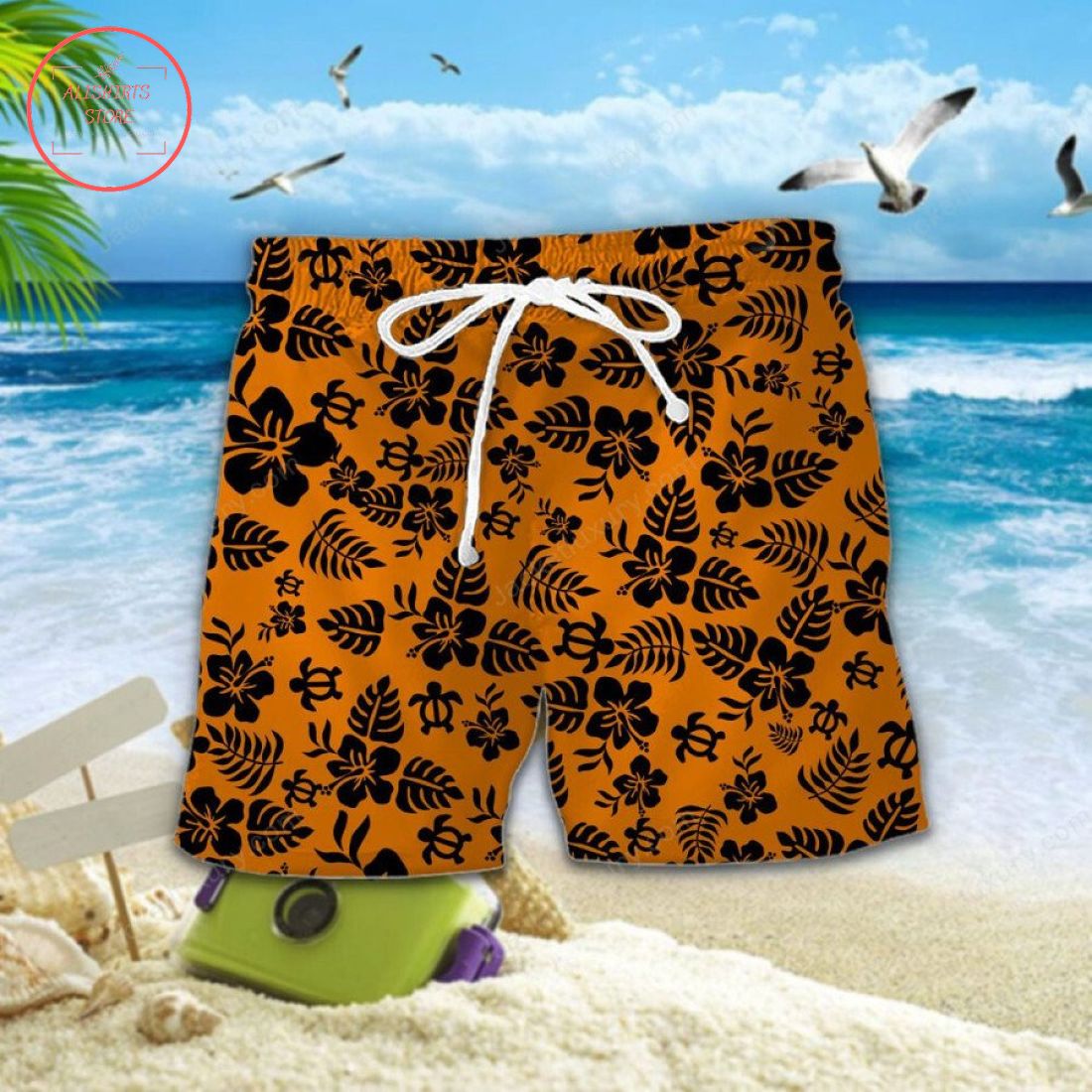 Hull City FC Aloha Hawaiian Shirt and Beach Shorts