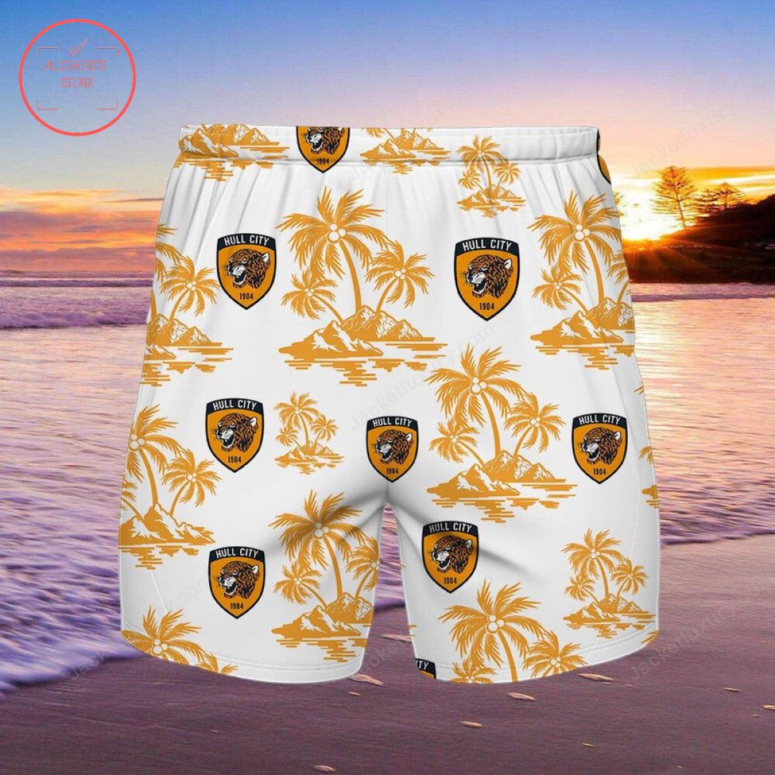 Hull City Hawaiian Shirt and Shorts