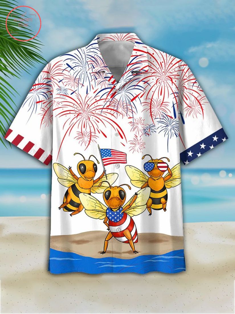 Independence Day Is Coming Bee Hawaiian Shirt