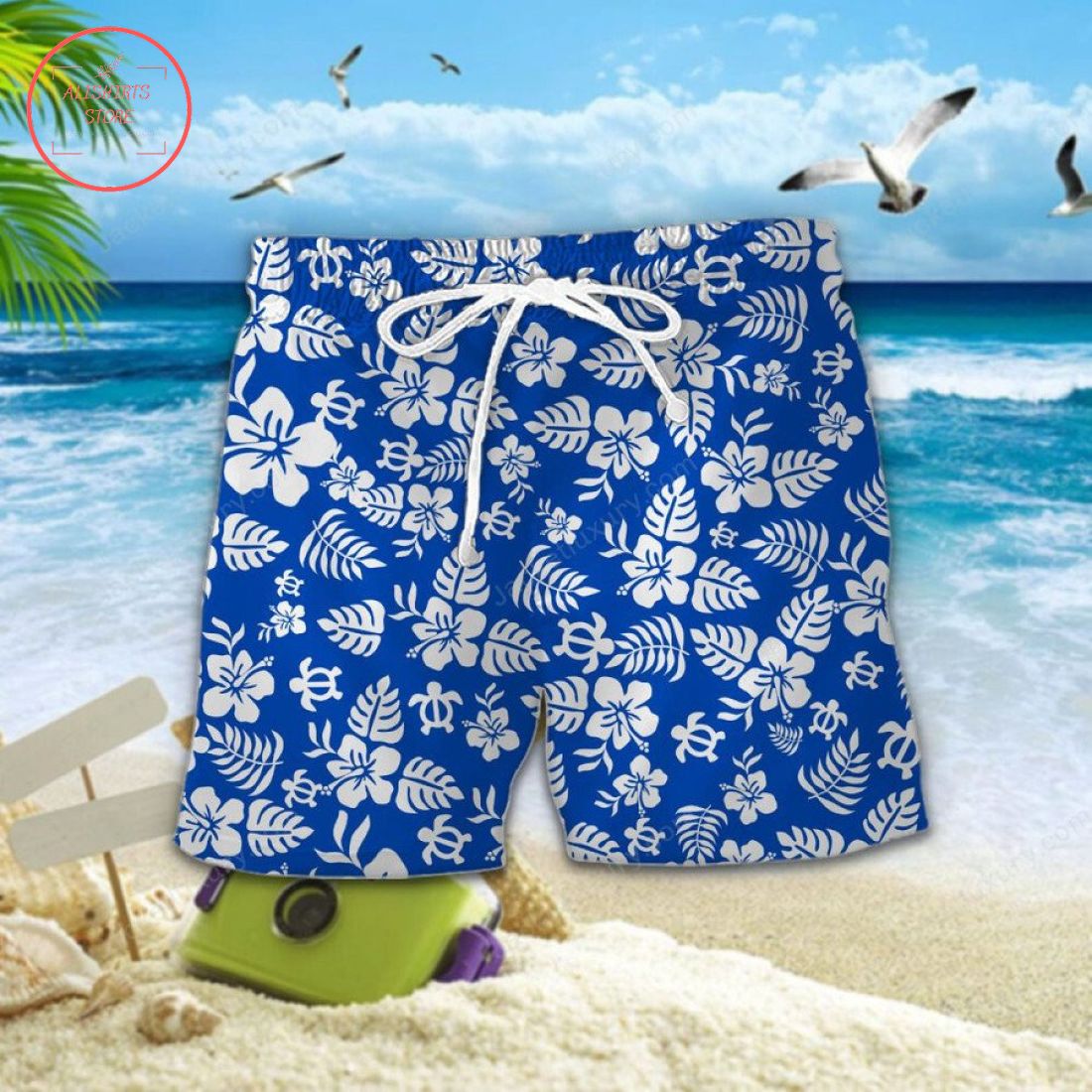 Ipswich Town FC Aloha Hawaiian Shirt and Beach Shorts