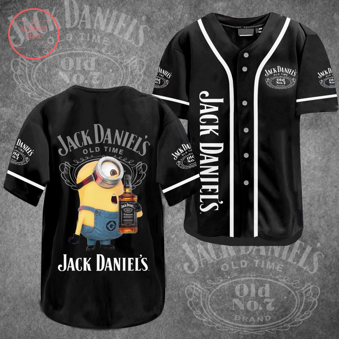 Jack Daniel's Minion Baseball Jersey