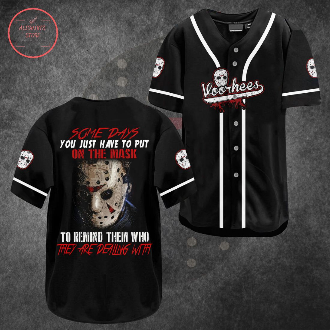 Jason Friday 13th Baseball Jersey