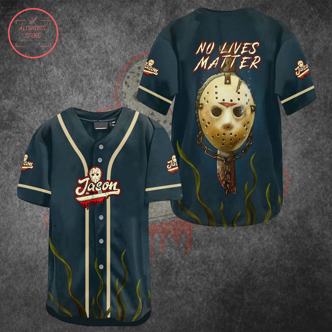 Jason No Live Matter Baseball Jersey