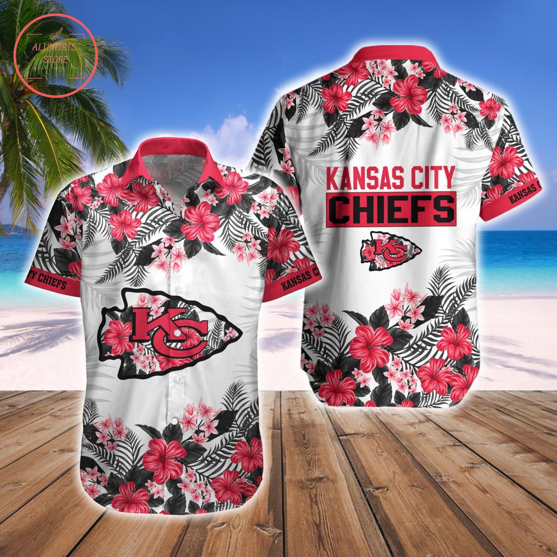 Kansas City Chiefs Combo Hawaiian Shirt and Shorts