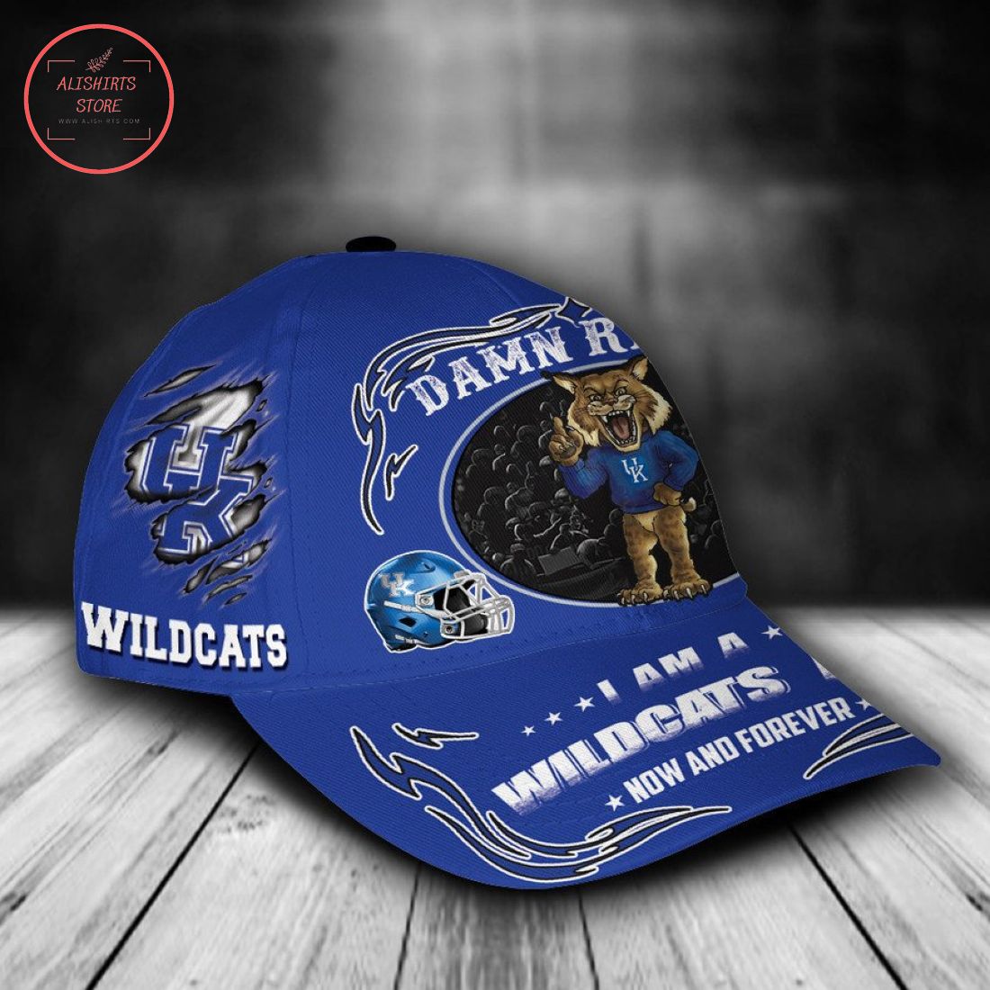 Kentucky Wildcats NCAA Classic Cap Mascot Custom Name