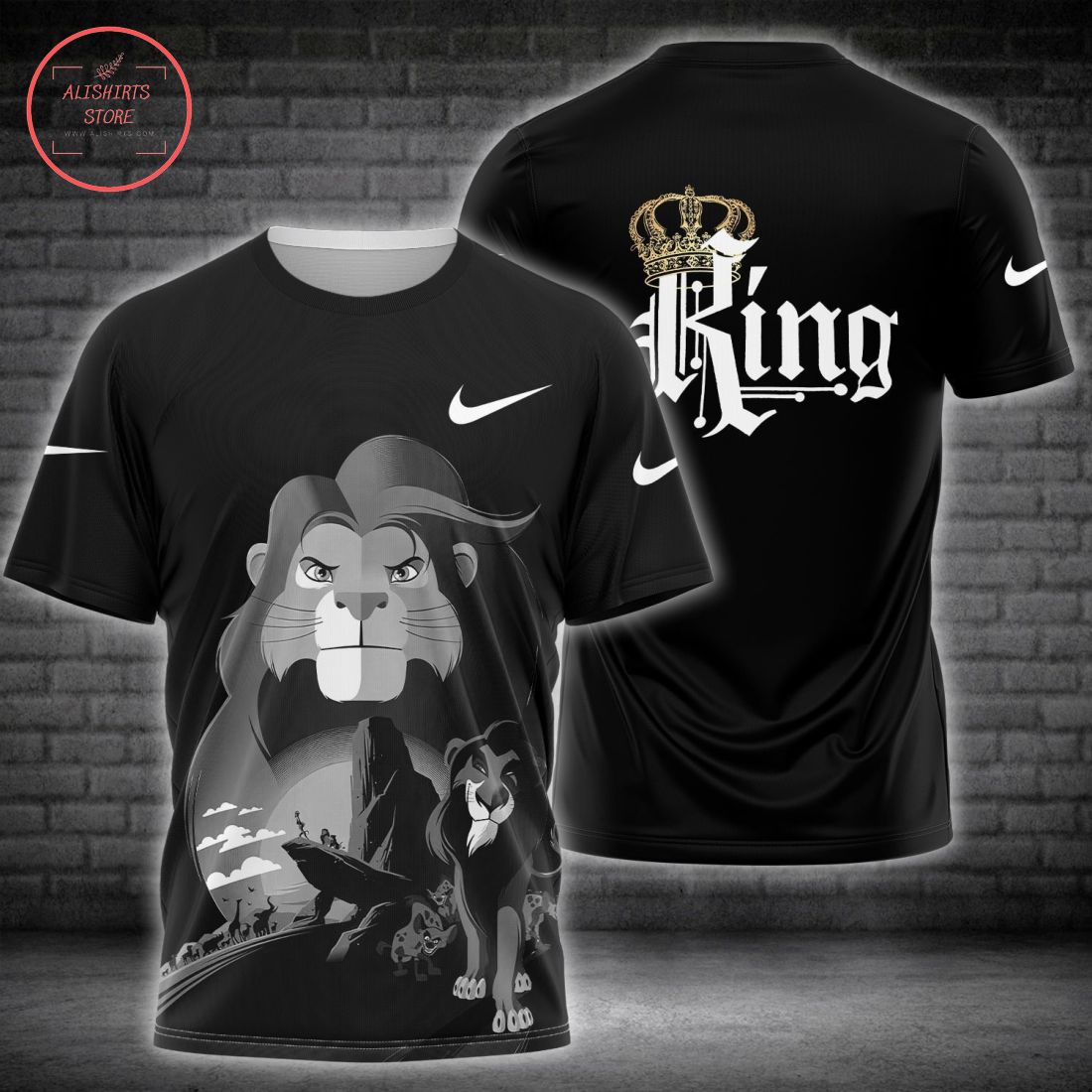 Lion King Nike Hypebeast Full Printing 3d T-Shirt