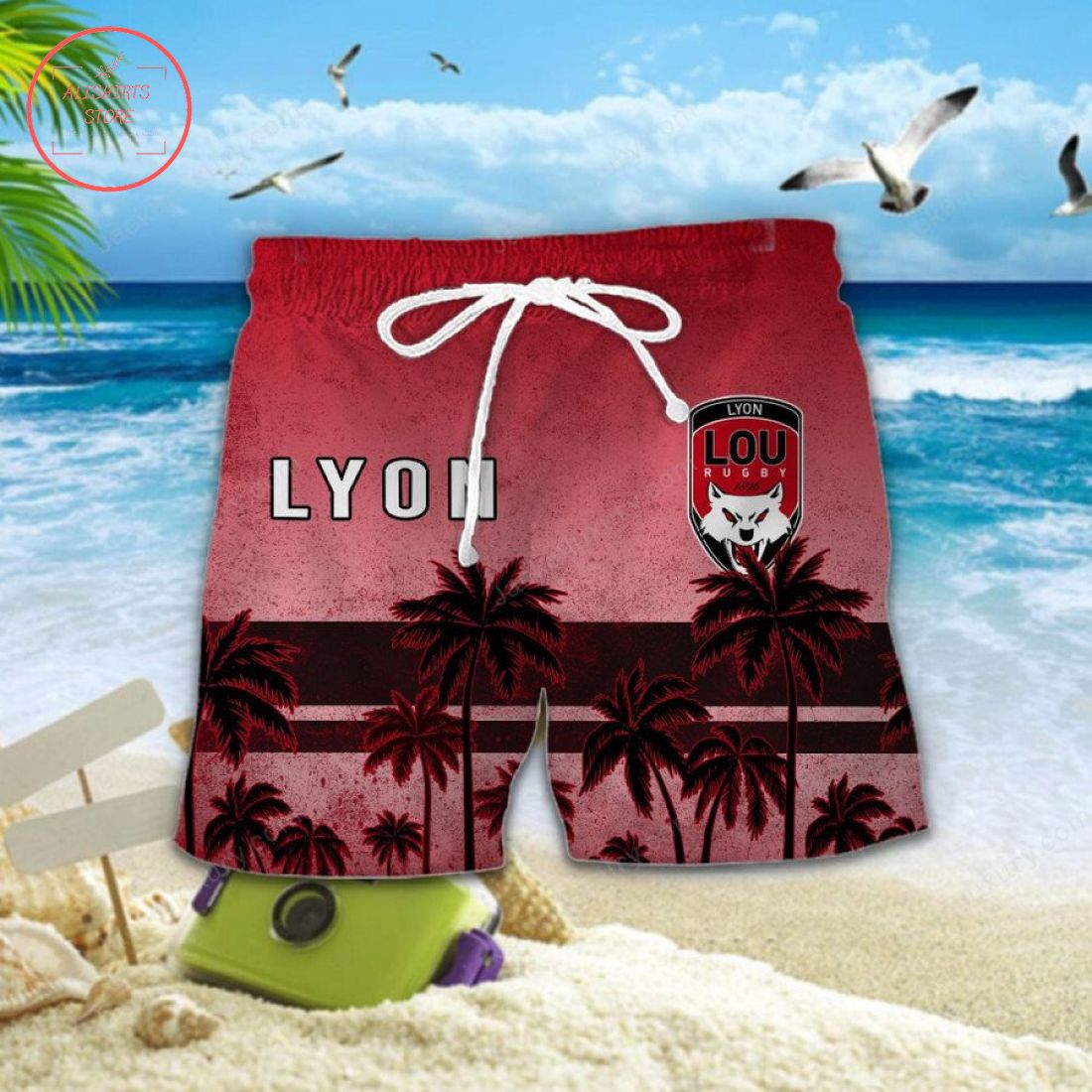 Lyon OU Hawaiian Shirt and Shorts