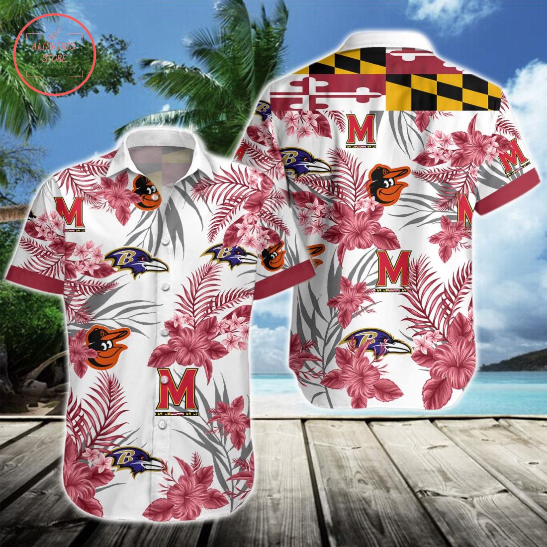 Maryland Sports Hawaiian Shirt