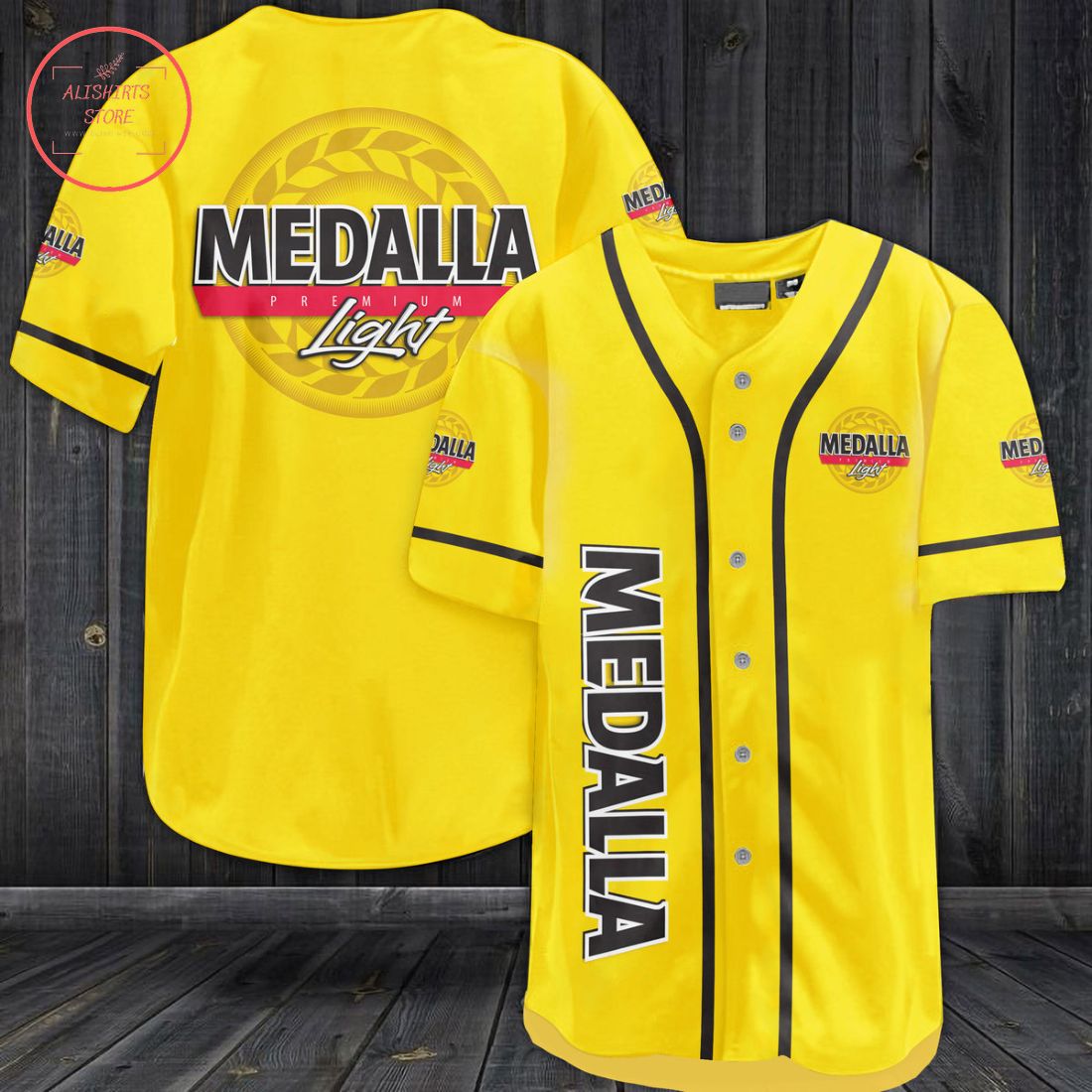 Medalla Premium Light Beer Baseball Jersey