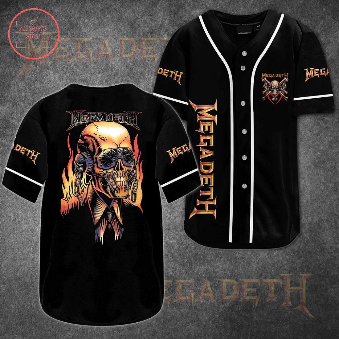 Megadeth Creative Baseball Jersey