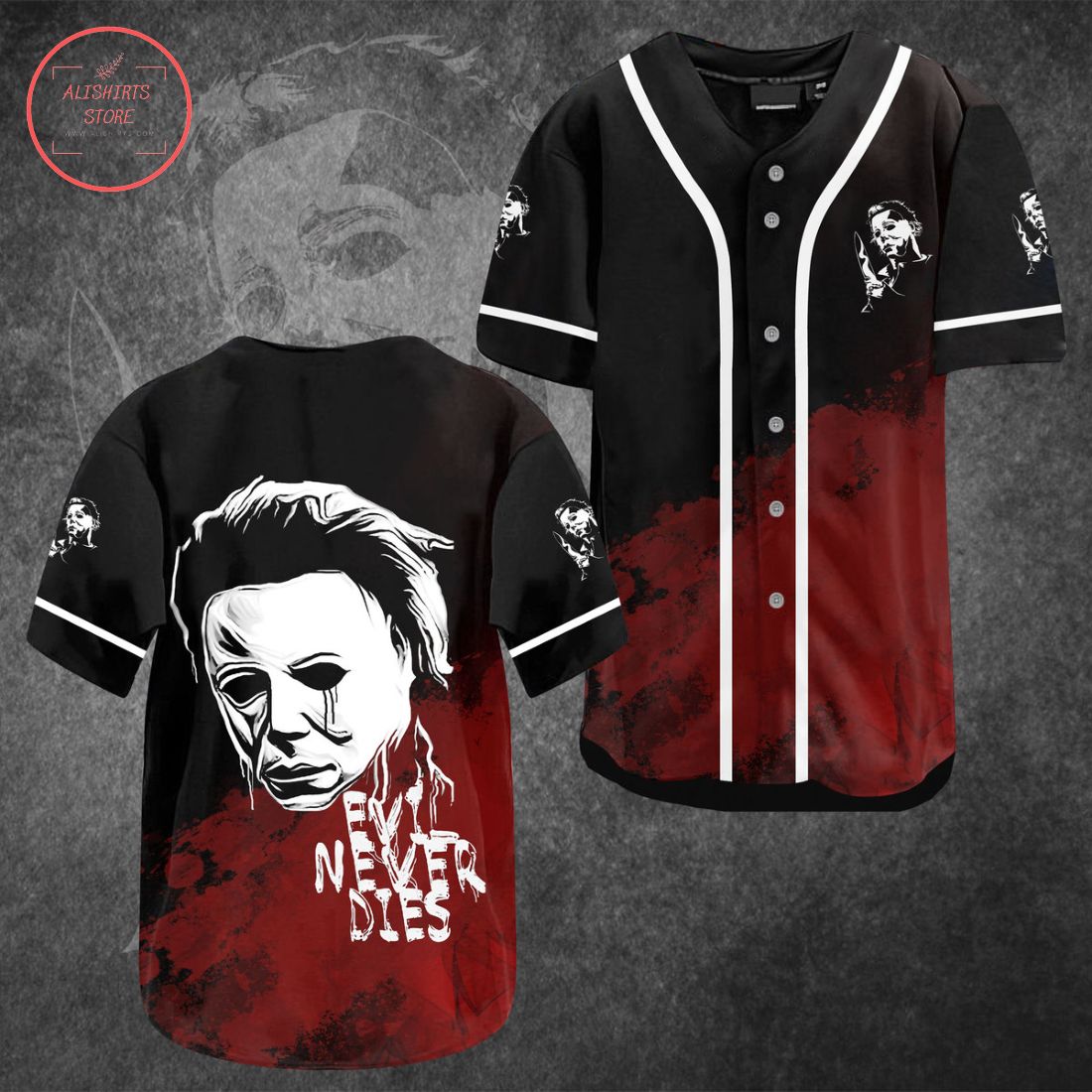 Michael Myers Evil Never Dies Baseball Jersey