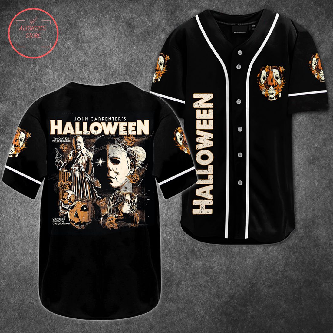 Michael Myers Halloween Baseball Jersey