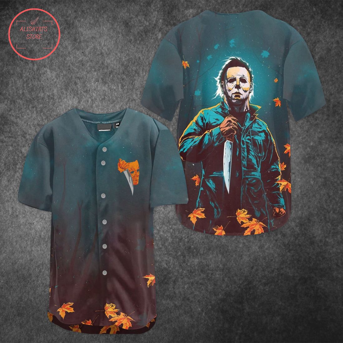 Michael Myers Horror Halloween Night Baseball Jersey