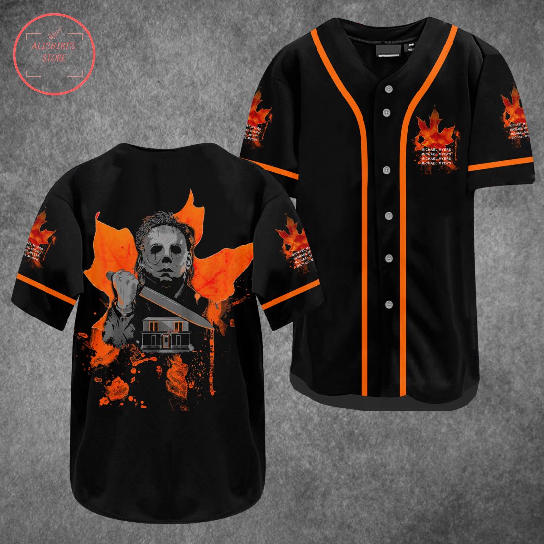 Michael Myers Kill Halloween Baseball Jersey